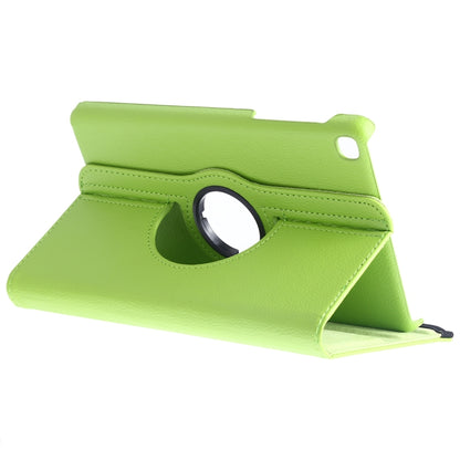 Litchi Texture Horizontal Flip 360 Degrees Rotation Leather Case for Galaxy Tab A 8 (2019) / P200 / P205, with Holder (Green) by buy2fix