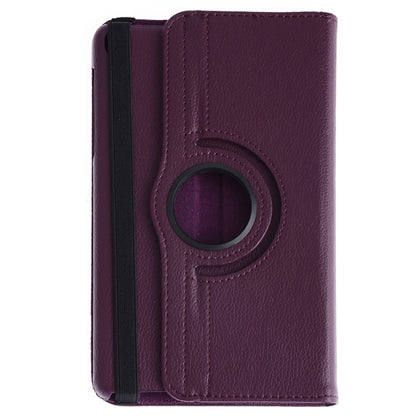 Litchi Texture Horizontal Flip 360 Degrees Rotation Leather Case for Galaxy Tab A 8 (2019) / P200 / P205, with Holder (Purple) by buy2fix