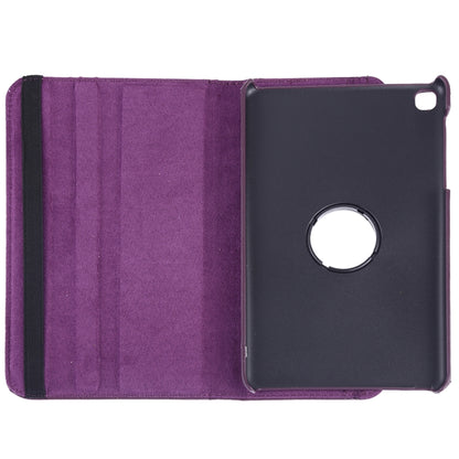 Litchi Texture Horizontal Flip 360 Degrees Rotation Leather Case for Galaxy Tab A 8 (2019) / P200 / P205, with Holder (Purple) by buy2fix