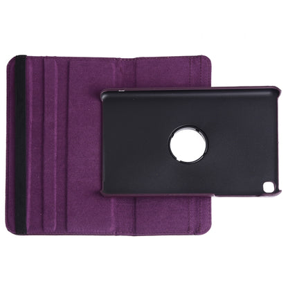 Litchi Texture Horizontal Flip 360 Degrees Rotation Leather Case for Galaxy Tab A 8 (2019) / P200 / P205, with Holder (Purple) by buy2fix