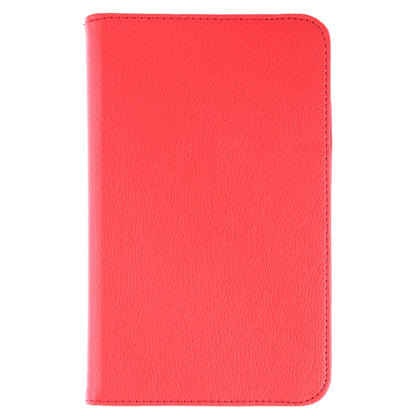 Litchi Texture Horizontal Flip 360 Degrees Rotation Leather Case for Galaxy Tab A 8 (2019) / P200 / P205, with Holder (Red) by buy2fix