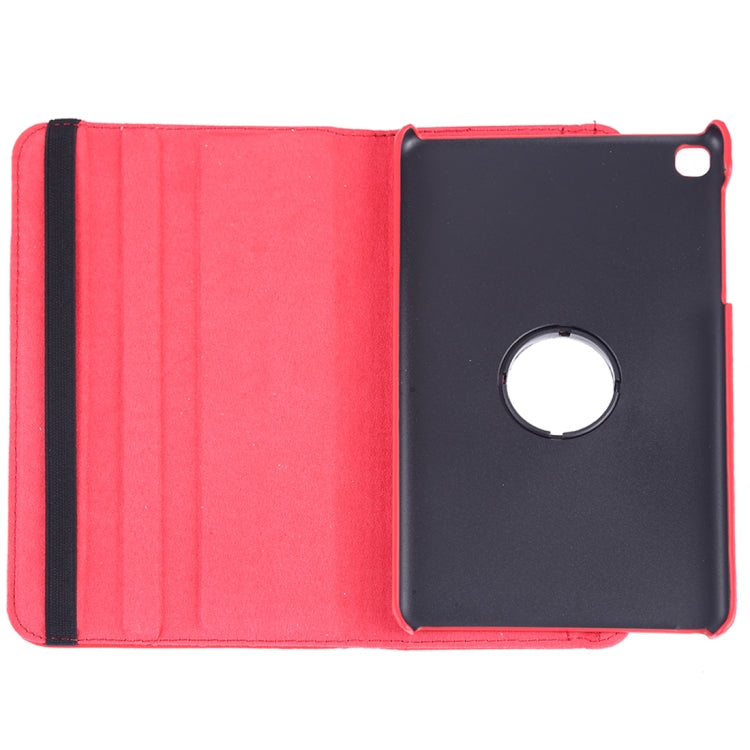 Litchi Texture Horizontal Flip 360 Degrees Rotation Leather Case for Galaxy Tab A 8 (2019) / P200 / P205, with Holder (Red) by buy2fix