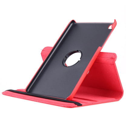 Litchi Texture Horizontal Flip 360 Degrees Rotation Leather Case for Galaxy Tab A 8 (2019) / P200 / P205, with Holder (Red) by buy2fix