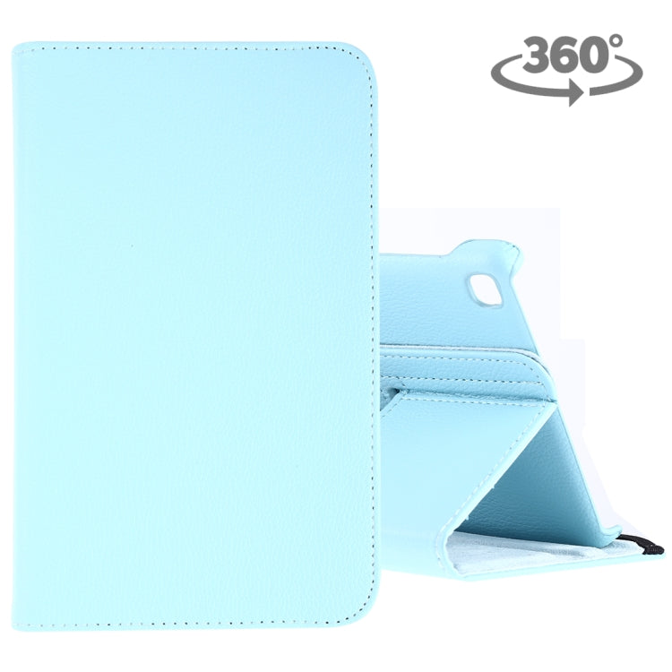Litchi Texture Horizontal Flip 360 Degrees Rotation Leather Case for Galaxy Tab A 8 (2019) / P200 / P205, with Holder (Sky Blue) by buy2fix