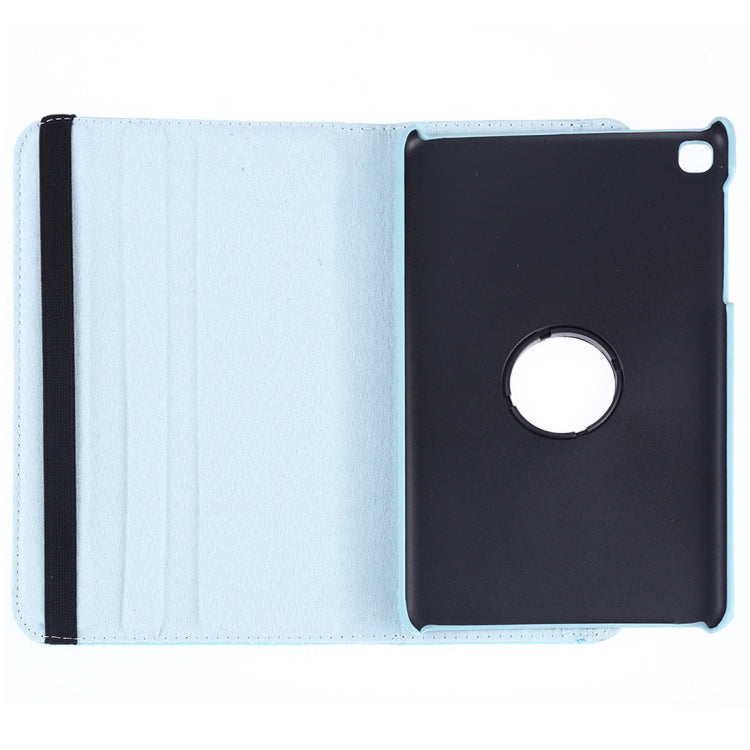 Litchi Texture Horizontal Flip 360 Degrees Rotation Leather Case for Galaxy Tab A 8 (2019) / P200 / P205, with Holder (Sky Blue) by buy2fix