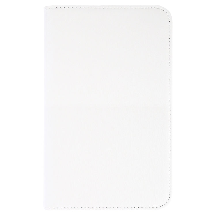 Litchi Texture Horizontal Flip 360 Degrees Rotation Leather Case for Galaxy Tab A 8 (2019) / P200 / P205, with Holder (White) by buy2fix