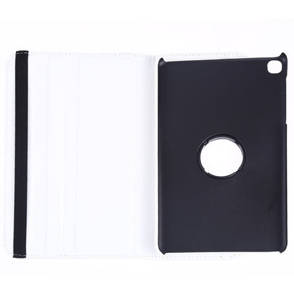 Litchi Texture Horizontal Flip 360 Degrees Rotation Leather Case for Galaxy Tab A 8 (2019) / P200 / P205, with Holder (White) by buy2fix