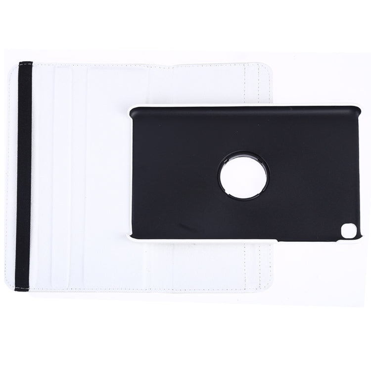 Litchi Texture Horizontal Flip 360 Degrees Rotation Leather Case for Galaxy Tab A 8 (2019) / P200 / P205, with Holder (White) by buy2fix