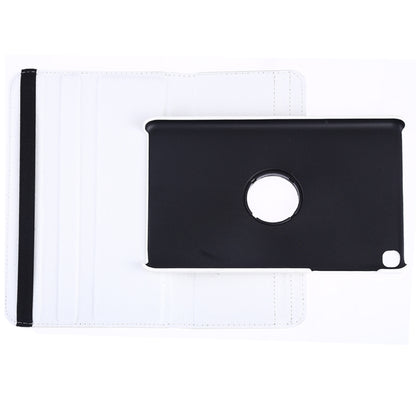 Litchi Texture Horizontal Flip 360 Degrees Rotation Leather Case for Galaxy Tab A 8 (2019) / P200 / P205, with Holder (White) by buy2fix