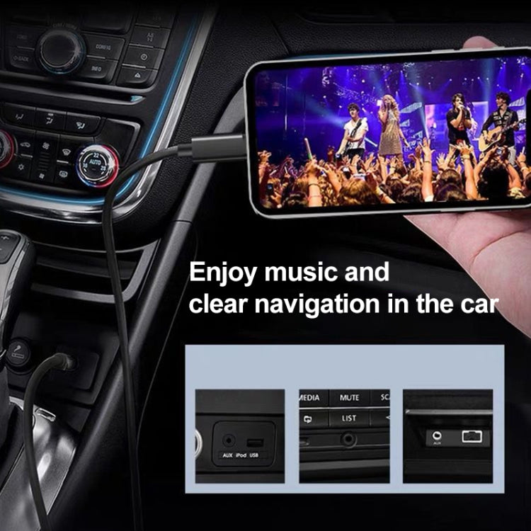 1m USB-C / Type-C to 3.5mm Male Audio Adapter Cable(Gold) by buy2fix