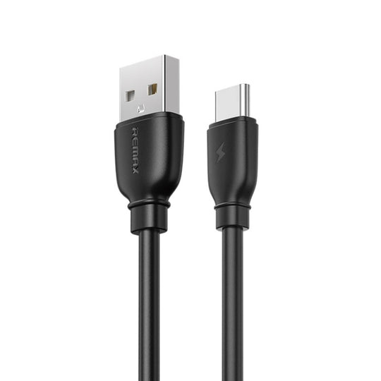 REMAX RC-138a 2.4A USB to USB-C / Type-C Suji Pro Fast Charging Data Cable, Cable Length: 1m (Black)