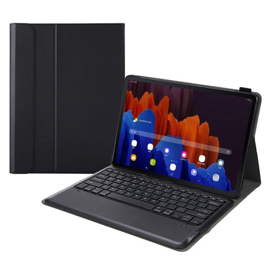 A970 Detachable Bluetooth Keyboard Ultrathin Horizontal Flip Leather Tablet Case for Samsung Galaxy Tab S7 FE T730 / T736 / S7+ T970 / T975 / T976(Black) by buy2fix