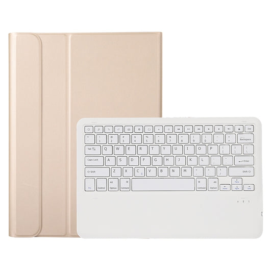 A970 Detachable Bluetooth Keyboard Ultrathin Horizontal Flip Leather Tablet Case for Samsung Galaxy Tab S7 FE T730 / T736 / S7+ T970 / T975 / T976(Rose Gold) by buy2fix