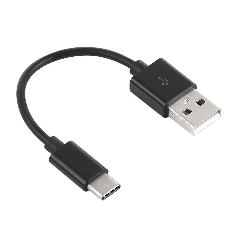 USB to USB-C / Type-C Charging & Sync Data Cable, Cable Length: 14cm(Black) by buy2fix