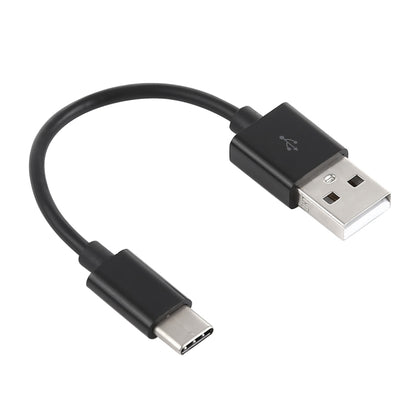 USB to USB-C / Type-C Charging & Sync Data Cable, Cable Length: 14cm(Black) by buy2fix