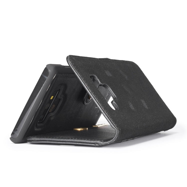 DG.MING Crazy Horse Texture Flip Detachable Magnetic Leather Case for Galaxy Note 9, with Holder & Card Slots & Wallet(Black) - Galaxy Phone Cases by DG.MING | Online Shopping UK | buy2fix