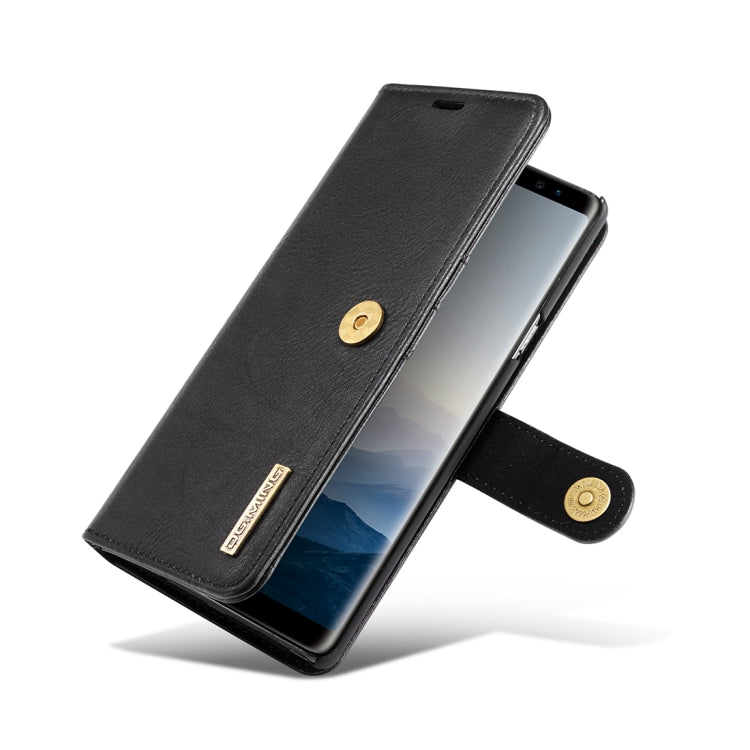 DG.MING Crazy Horse Texture Flip Detachable Magnetic Leather Case for Galaxy Note 9, with Holder & Card Slots & Wallet(Black) - Galaxy Phone Cases by DG.MING | Online Shopping UK | buy2fix