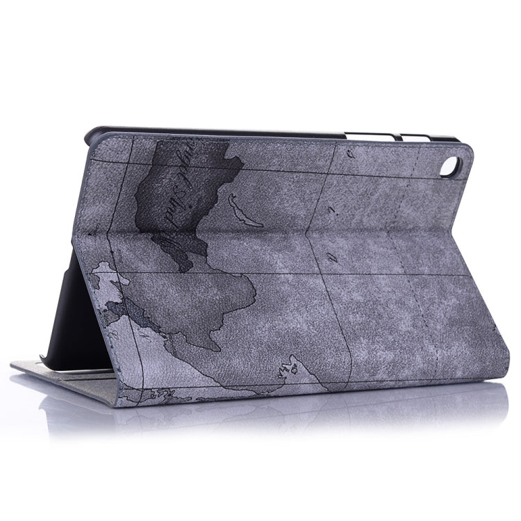 Map Texture Horizontal Flip Leather Case for Galaxy Tab A 8 (2019) P200 / P205, with Holder & Card Slots & Wallet, Random Texture Delivery by buy2fix