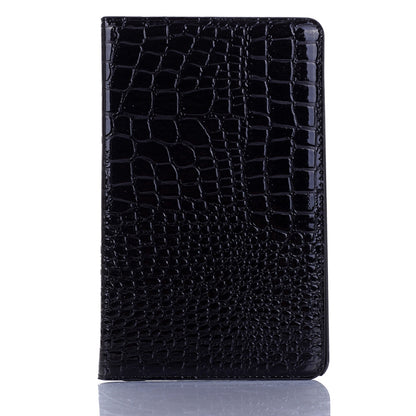 Crocodile Texture Horizontal Flip Leather Case for Galaxy Tab A 8 (2019) P200 / P205, with Holder & Card Slots & Wallet(Black) by buy2fix