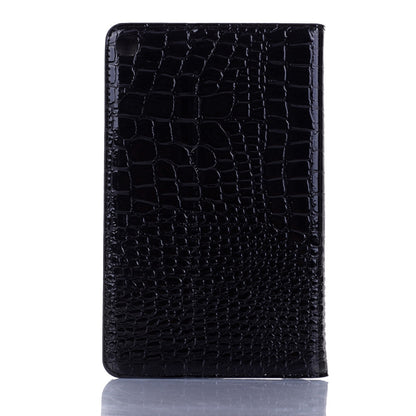 Crocodile Texture Horizontal Flip Leather Case for Galaxy Tab A 8 (2019) P200 / P205, with Holder & Card Slots & Wallet(Black) by buy2fix