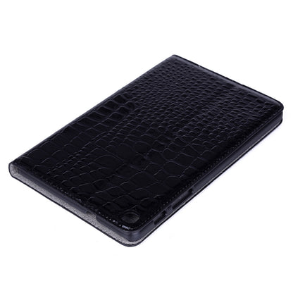 Crocodile Texture Horizontal Flip Leather Case for Galaxy Tab A 8 (2019) P200 / P205, with Holder & Card Slots & Wallet(Black) by buy2fix