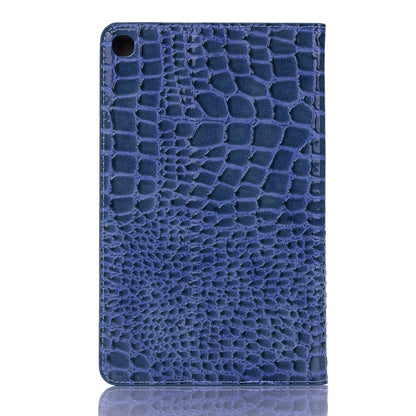 Crocodile Texture Horizontal Flip Leather Case for Galaxy Tab A 8 (2019) P200 / P205, with Holder & Card Slots & Wallet(Blue) by buy2fix