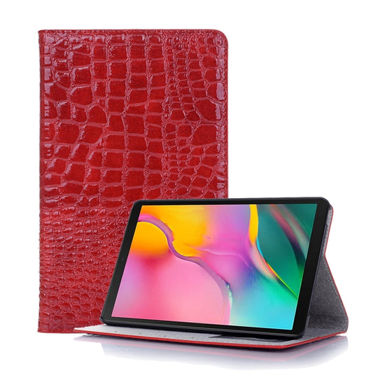 Crocodile Texture Horizontal Flip Leather Case for Galaxy Tab A 8 (2019) P200 / P205,  with Holder & Card Slots & Wallet(Red) - Tab A 8.0 & S Pen (2019) P200/P205 by buy2fix | Online Shopping UK | buy2fix