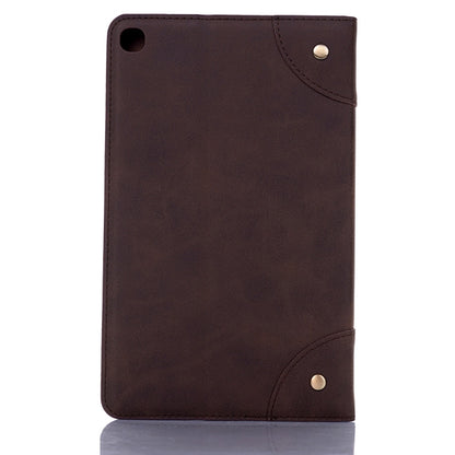 Retro Book Style Horizontal Flip Leather Case for Galaxy Tab A 8 (2019) P200 / P205, with Holder & Card Slots & Wallet (Coffee) by buy2fix