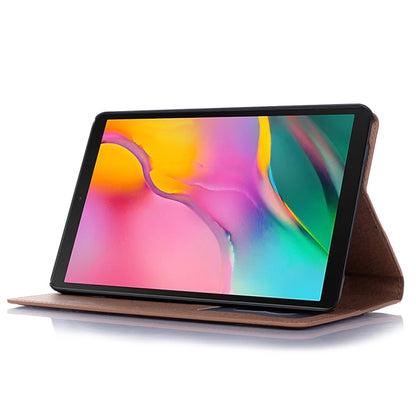 Retro Book Style Horizontal Flip Leather Case for Galaxy Tab A 8 (2019) P200 / P205, with Holder & Card Slots & Wallet (Brown) by buy2fix