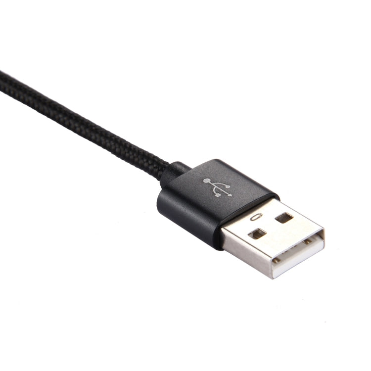 Knit Texture USB to USB-C / Type-C Data Sync Charging Cable, Cable Length: 1m, 3A Total Output, 2A Transfer Data(Black) by buy2fix
