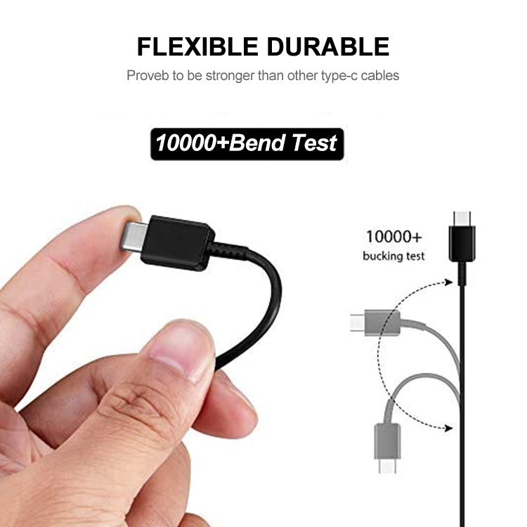 USB to USB 3.1 Type C (USB-C) Data Charging Cable, Cable Length: 1m(Black), For Galaxy S8, Huawei, Xiaomi, LG, HTC and Other Smart Phones, Rechargeable Devices by buy2fix