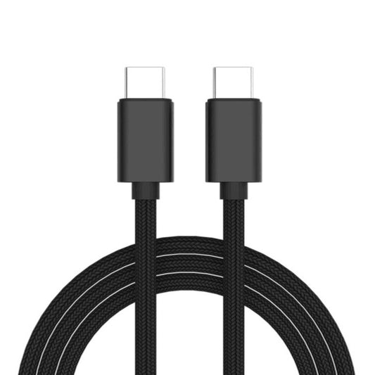 60W PD USB-C / Type-C Male to USB-C / Type-C Male Braided Data Cable, Cable Length: 1m by buy2fix