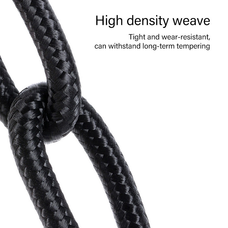 60W PD USB-C / Type-C Male to USB-C / Type-C Male Braided Data Cable, Cable Length: 1m by buy2fix