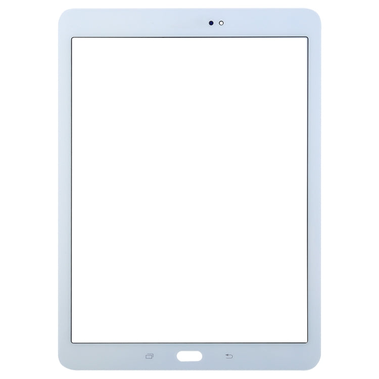 For Galaxy Tab S2 9.7 / T810 / T813 / T815 / T820 / T825 Front Screen Outer Glass Lens (White) - Outer Glass Lens by buy2fix | Online Shopping UK | buy2fix