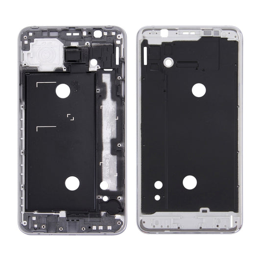 For Galaxy J7 (2016) / J710 Front Housing LCD Frame Bezel Plate (Grey) - Frame Bezel Plate by buy2fix | Online Shopping UK | buy2fix