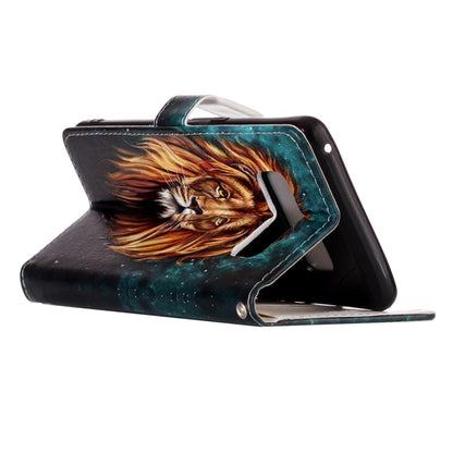 For Galaxy Note 8 Embossed Lion Pattern Horizontal Flip Leather Case with Holder & Card Slots & Wallet & Photo Frame by buy2fix