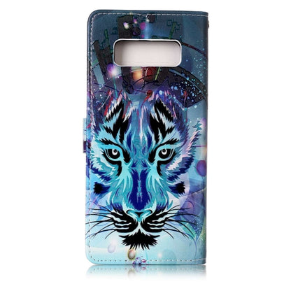 For Galaxy Note 8 Embossed Wolf Pattern Horizontal Flip Leather Case with Holder & Card Slots & Wallet & Photo Frame by buy2fix