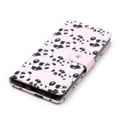 For Galaxy Note 8 Embossed Panda Pattern Horizontal Flip Leather Case with Holder & Card Slots & Wallet & Photo Frame by buy2fix