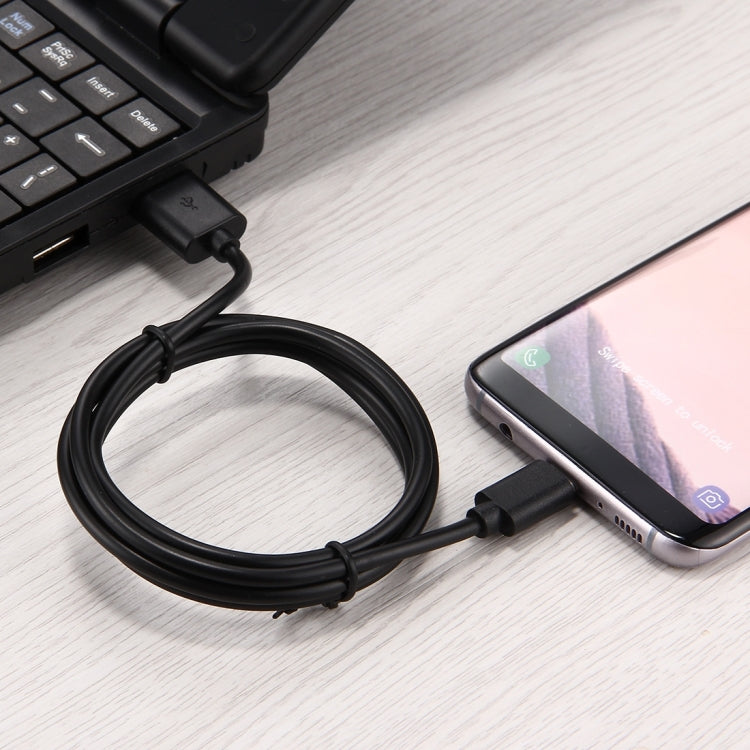 1m USB-C / Type-C to USB 2.0 Data / Charger Cable(Black) - USB-C & Type-C Cable by buy2fix | Online Shopping UK | buy2fix