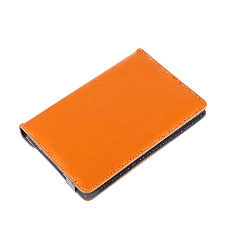 7 inch Tablets Leather Case Crazy Horse Texture 360 Degrees Rotation Protective Case Shell with Holder for Galaxy Tab A 7.0 (2016) / T280 & Tab 4 7.0 / T230 & Tab Q T2558, Colorfly G708, Asus ZenPad 7.0 Z370CG, Huawei MediaPad T1 7.0 / T1-701u(Orange) by buy2fix