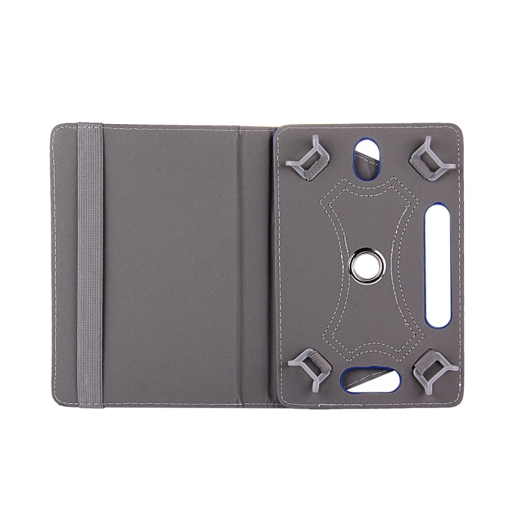 7 inch Tablets Leather Case Crazy Horse Texture 360 Degrees Rotation Protective Case Shell with Holder for Galaxy Tab A 7.0 (2016) / T280 & Tab 4 7.0 / T230 & Tab Q T2558, Colorfly G708, Asus ZenPad 7.0 Z370CG, Huawei MediaPad T1 7.0 / T1-701u(Blue) by buy2fix