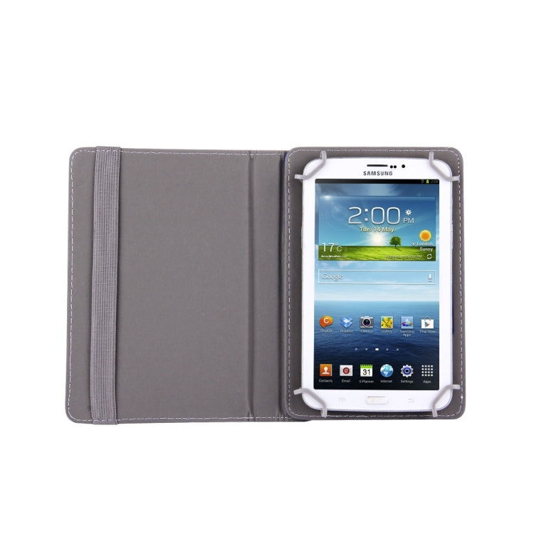 7 inch Tablets Leather Case Crazy Horse Texture 360 Degrees Rotation Protective Case Shell with Holder for Galaxy Tab A 7.0 (2016) / T280 & Tab 4 7.0 / T230 & Tab Q T2558, Colorfly G708, Asus ZenPad 7.0 Z370CG, Huawei MediaPad T1 7.0 / T1-701u(Blue) by buy2fix