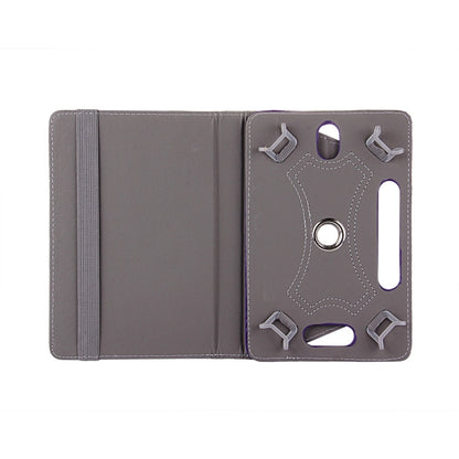 7 inch Tablets Leather Case Crazy Horse Texture 360 Degrees Rotation Protective Case Shell with Holder for Galaxy Tab A 7.0 (2016) / T280 & Tab 4 7.0 / T230 & Tab Q T2558, Colorfly G708, Asus ZenPad 7.0 Z370CG, Huawei MediaPad T1 7.0 / T1-701u(Purple) by buy2fix