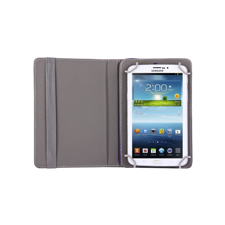 7 inch Tablets Leather Case Crazy Horse Texture 360 Degrees Rotation Protective Case Shell with Holder for Galaxy Tab A 7.0 (2016) / T280 & Tab 4 7.0 / T230 & Tab Q T2558, Colorfly G708, Asus ZenPad 7.0 Z370CG, Huawei MediaPad T1 7.0 / T1-701u(Purple) by buy2fix