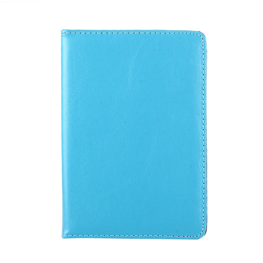 7 inch Tablets Leather Case Crazy Horse Texture 360 Degrees Rotation Protective Case Shell with Holder for Galaxy Tab A 7.0 (2016) / T280 & Tab 4 7.0 / T230 & Tab Q T2558, Colorfly G708, Asus ZenPad 7.0 Z370CG, Huawei MediaPad T1 7.0 / T1-701u(Baby Blue) - Other Galaxy Tab PC by buy2fix | Online Shopping UK | buy2fix