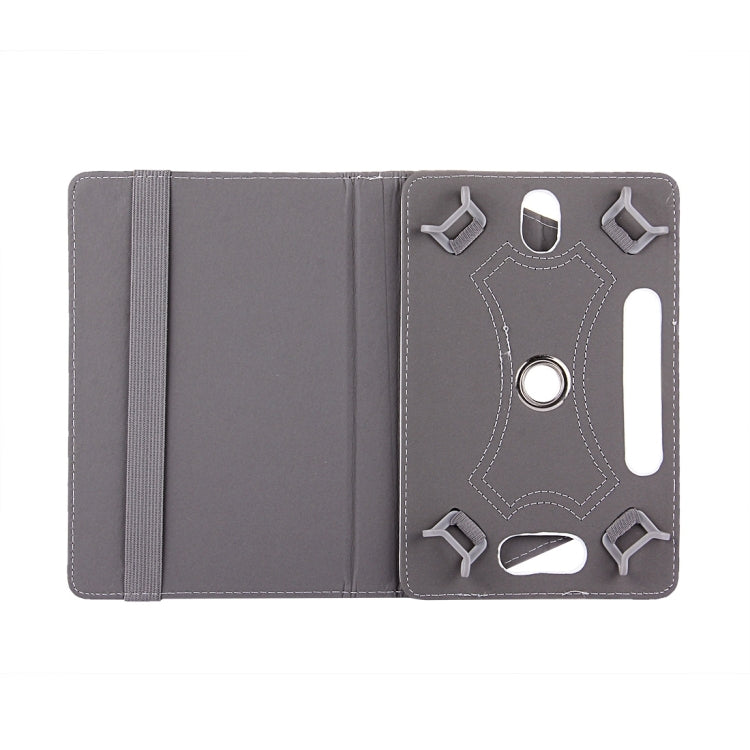 7 inch Tablets Leather Case Crazy Horse Texture 360 Degrees Rotation Protective Case Shell with Holder for Galaxy Tab A 7.0 (2016) / T280 & Tab 4 7.0 / T230 & Tab Q T2558, Colorfly G708, Asus ZenPad 7.0 Z370CG, Huawei MediaPad T1 7.0 / T1-701u(White) by buy2fix