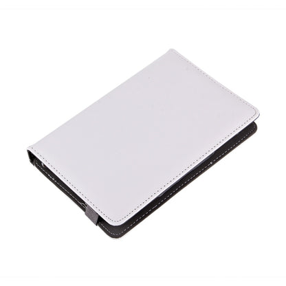 7 inch Tablets Leather Case Crazy Horse Texture 360 Degrees Rotation Protective Case Shell with Holder for Galaxy Tab A 7.0 (2016) / T280 & Tab 4 7.0 / T230 & Tab Q T2558, Colorfly G708, Asus ZenPad 7.0 Z370CG, Huawei MediaPad T1 7.0 / T1-701u(White) by buy2fix