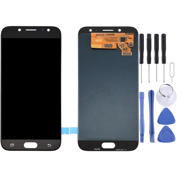 Original Super AMOLED LCD Screen for Galaxy J7 (2017) / J7 Pro, J730F/DS, J730FM/DS with Digitizer Full Assembly (Black) - LCD Screen by buy2fix | Online Shopping UK | buy2fix