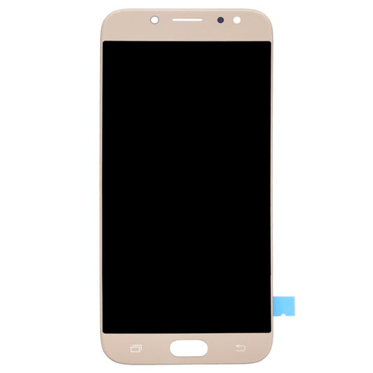 Original Super AMOLED LCD Screen for Galaxy J7 (2017) / J7 Pro, J730F/DS, J730FM/DS with Digitizer Full Assembly (Gold) - LCD Screen by buy2fix | Online Shopping UK | buy2fix