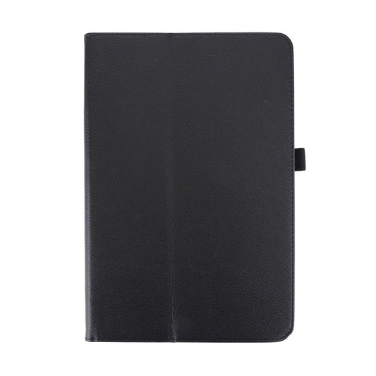 For Galaxy Tab A 10.1 (2016) / P585 Litchi Texture Horizontal Flip Leather Case with Holder(Black) - Tab A 10.1 by buy2fix | Online Shopping UK | buy2fix